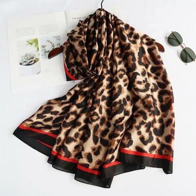 China European Fashion Design Scarf Women Silk Beach Shawl Ladies Print Shawl for sale