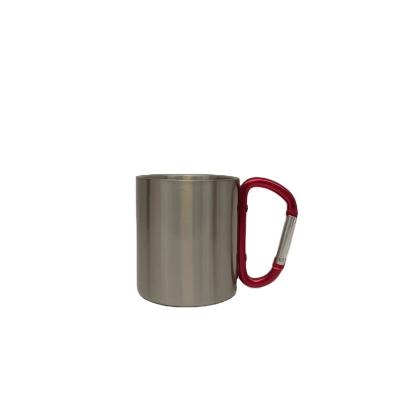 China Manufacturer direct sale handle cup 304 food grade stainless steel viable small capacity coffee mug for sale