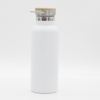 China Water Bottle Sustainable Bamboo Lid Vacuum Cup Vacuum Stainless Steel Thermal Water Bottle Customized Stainless Steel Water Bottle Vacuum for sale