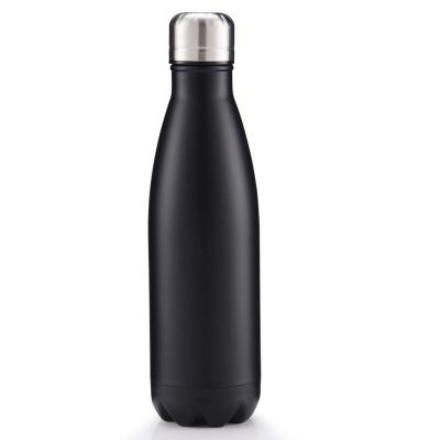 China Food Grade 350ml Sustainable Wall Vacuum Double Flask Insulated Thermos Stainless Steel Cola Shaped Water Bottle for sale