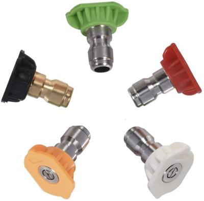 China High Life 1/4 INCH Multiple 2.5 Degree GPM Quick Connector 5 Pack Pressure Washer Spray Nozzle Tips for sale