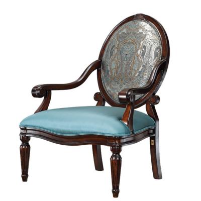 China Customized rivet accent wood bedroom lounge chair leisure frame seating chair home furniture hotel chairs for living room for sale