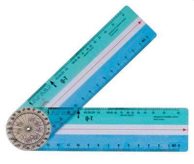 China Promotional OEM Flexible Ladder Plastic Foldable Ruler\Business\School\Office,PVC Goniometer Ruler for sale