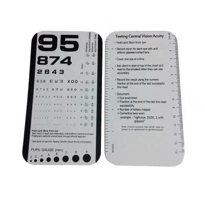 China Promotion\Business\Custom Testing Eye Chart Visual Acuity Eye Vision Test Chart Pocket School\Office,Idea Promotional Gift For Eye Clinics for sale