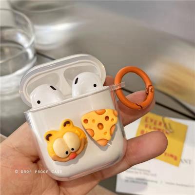 China Soft\Comfortable\Safety\Cute Amazon Earbuds Case Cartoon Top Earphone Case Flexible Silicone Wireless Shockproof Material Feature For Airpods for sale