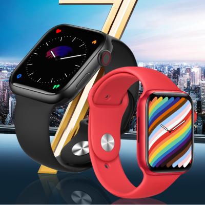 China GPS navigation factory price smartwatch health-monitoring series 7 Reloj Inteligente 195mha battery T200 plus Smart Watch for sale