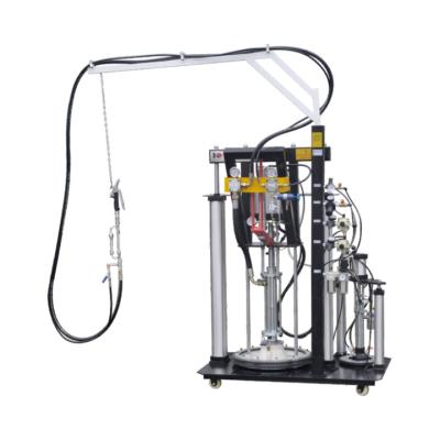 China Hotels Pneumatic Two Parts Pump Two Component Silicone Sealant Extruder Machine For Insulating Glass for sale