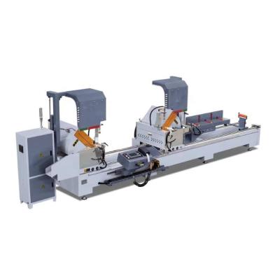 China Building Material Shops Aluminum And PVC Profiles Cutting Saw Machine With Double Head / Aluminum Cutting Machinery for sale