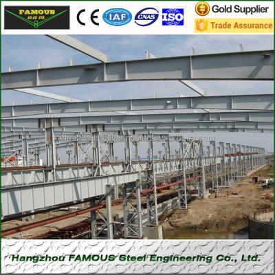 China Steel Walkway And Floor Customized Prefab Workshop Warehouse Low Cost Factory Steel Structure Steel Building for sale