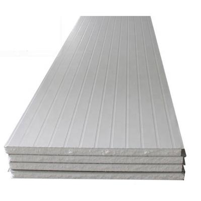 China Metal Wood Grain Galvanized Color Steel Sheet EPS Sandwich Wall Panel for sale