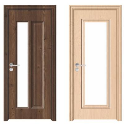 China Modern Fast Installation Wood Plastic Composite Door WPC for sale