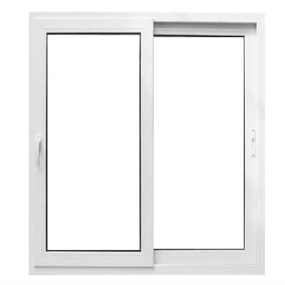 China Modern Customized Heat Insulation Anti - Theft Double Glazed UPVC Soundproof Sliding Glass Windows for sale