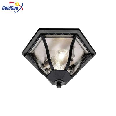 China Aluminum + Glass GARDEN CEILING LAMP FLUX OUTDOOR LIGHTING MOUNT SURFACE MODERN OUTSIDE CEILING LIGHTS for sale