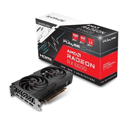 China Desktop Brand New RX 6600 PULSE OC 4G 128bit GDDR6 8PIN Graphics Card GPU for sale