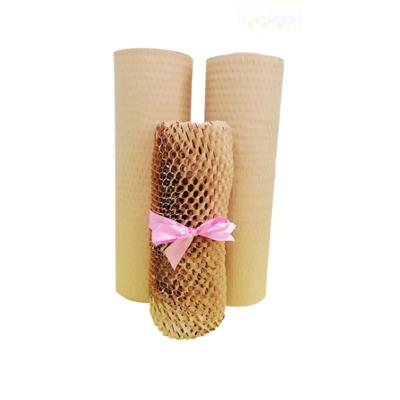 China Transpotation Protective Honeycomb Cushioning Perforated Wrap, Protective Packaging Paper 30cm*40M Honeycomb Wrap Roll for sale