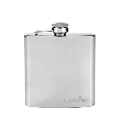 China 2021 Minimalist Customizable 6 Ounce Personalized Stainless Steel Mini Hip Flask Flagon for sale