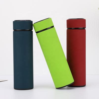 China 304 Stainless Steel Thermal Mug Office Business Coffee Water Bottle Tea Viable Vacuum Flask With Filter for sale