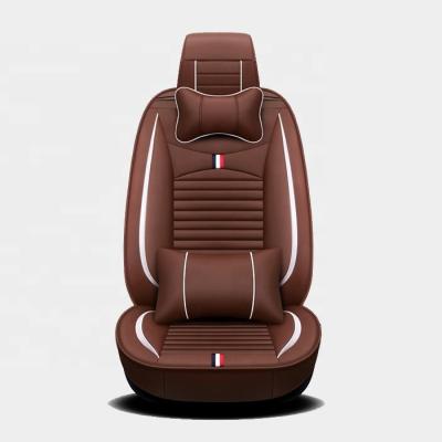 China Sports New Product Full Set Multi Color Universal PVC PU Leather Car Seat Cover for sale