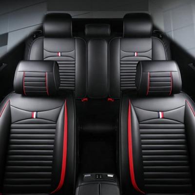 China Luxury Perforated Sports Premium PU Leather Car Seat Cover for sale