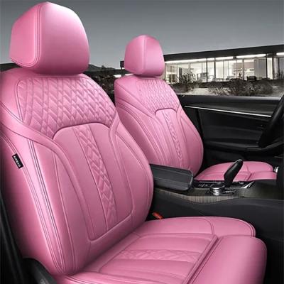 China Factory wholesale PVC luxury car sports car seat cover durable waterproof waterproof leather seat cover for sale