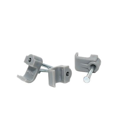 China Flat Cable Clamps Nail , Wire Tube Cable Clamp Nails High Quality for sale