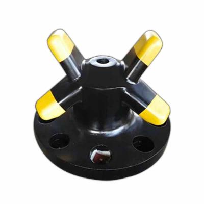 China Wholesale Cast Iron Factory Cast Iron Marine Mooring Tee Head Bollard with Anchors for sale