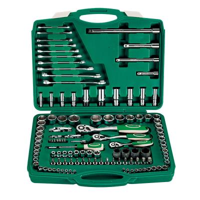 China Mixed Berrylion CR-V 120pcs Socket Wrench Kit Socket Wrench Ratchet Tool Kit Car Repair Tool Kit Mixed Packing Tool Kit for sale