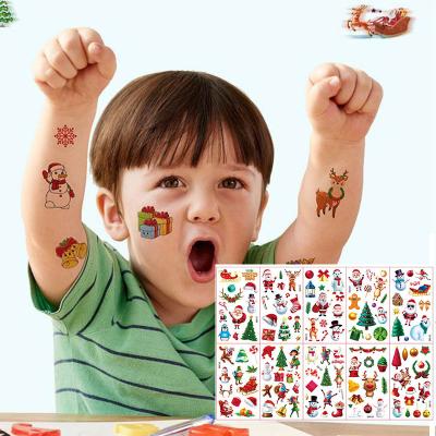 China Temporary Luminous cartoon Christmas Waterproof cute holiday activities party Tattoo stickers for sale