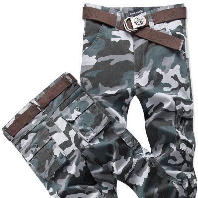 China Anti-wrinkle Custom Wholesale High-quality Outdoor Woodland Combat Pants Overalls Sports Tactics Camouflage Pants for sale