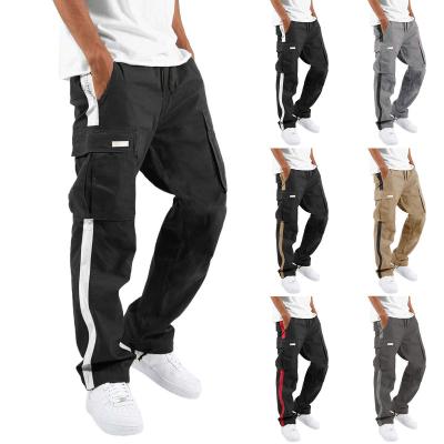 China QUICK DRY Custom Label Wholesale Premium Pocket Jogging Blank Track Men's Cargo Pants Custom Sweatpants Pants for men's cargo pants for sale