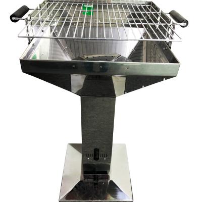 China Pedestal Garden Adjustable Height Stainless Steel BBQ BBQ Home Charcoal Grill for sale