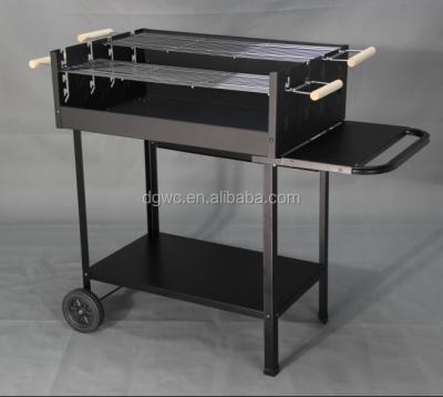 China Easily Assembled Camping Charcoal Barbecue With Table for sale