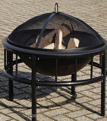 China 0.5mm Steel With Black Paint Easily Assembled Portable Outdoor Metal Fire Pit for sale