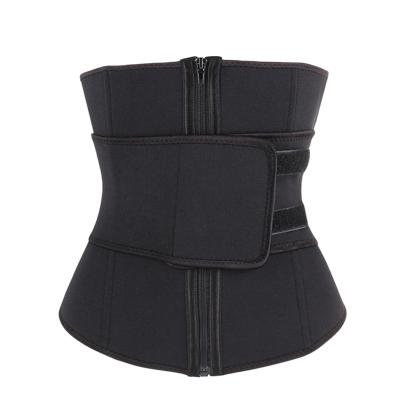 China Hot Selling Fabric Color Nylon Elastic Waist Wrap Sweat High Elastic Waist Support Belt for sale