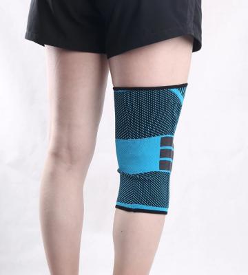 China Breathable Athletes Basketball Silicone Knee Brace Knee Support with Compression Stabilization and Patellar Knee Protection for sale