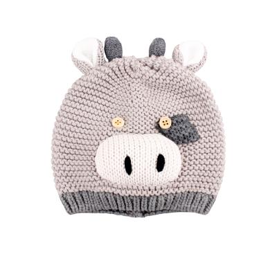 China Design Fashion Patterns Hats Baby JOINT Animals Knit Beanies Winter Hats For Kids for sale