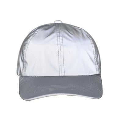 China High Quality Custom Made Popular Unstructured Baseball Hats JOINT Gray Reflective Hats Dark Baseball Cap For Man for sale