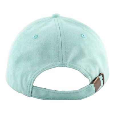 China Factory price JOINT suede custom made baseball cap with embroidery, 6 panel suede hat for wholesale for sale