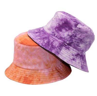 China JOINT Bucket Hat Mens Summer Link Dye Cotton Colorful Fisherman Hat With Custom Logo Bucket Hat Women for sale