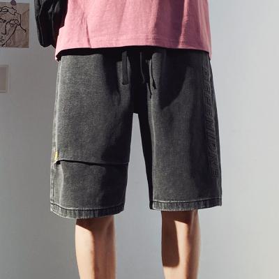 China New QUICK DRY denim shorts hip-hop pants loose casual menswear joker jumpsuits. for sale