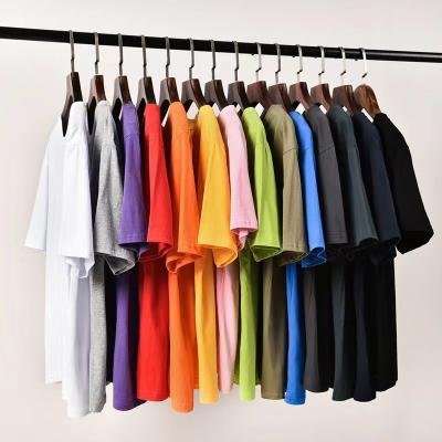 China 220g Cotton Anti-Shrink Color Casual Collar T-shirt Custom LOGO for sale