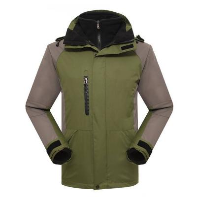 China Sustainable Hot Selling Three-in-one Detachable Jacket Windproof And Raincoat Outdoor For Women And Men for sale