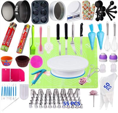 China Sustainable 223 Pcs Cake Decorating Kit DIY Baking Tool Kit For Cake Cupcake Cookies for sale