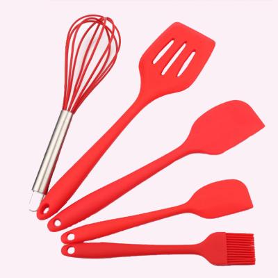 China Sustainable Silicone Kitchen Heat Resistant Nonstick Utensil Set Cooking Tools for sale