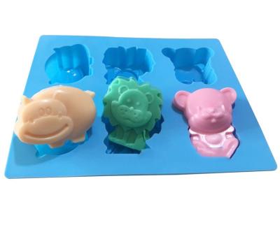 China Disposable Animal Silicone Cake Mold Candle Bakeware Baking Mold for sale