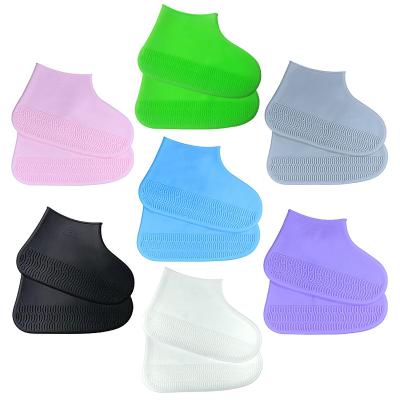 China Silicone Recyclable Reusable Waterproof Shoes Cover Child And Adult Rain Boots for sale