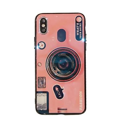 China Corner Four Protect Women Shockproof Cross - Body Cell Phone Case Drop Resistance Camera Design Slim Light Blue TPU Cell Phone Cases Case With Strap For iPhone 11 for sale