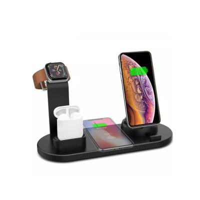 China Wired Wireless Fast Charging Charger 4 in 1 Wireless Charging Dock for Apple Watch and Airpods Charging Station for Multiple Devices for sale