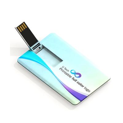 China Premium Promotion Gift Metal Business Custom Logo Printed Full Capacity Custom Memory Card Credit Card USB Flash Drives 4GB 8GB 16GB 32GB 64GB for sale