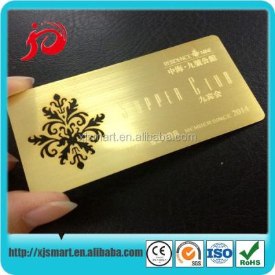 China Reliable Europe China Metal Business Card for sale